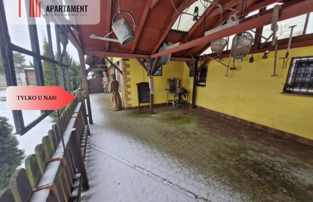 Zajazd z dużą działką pod Damasławkiem