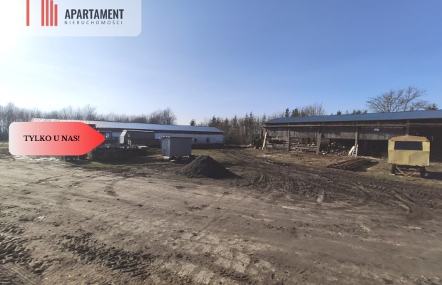 OKAZJA ! Hale produkcyjne z budynkiem mieszkalnym!