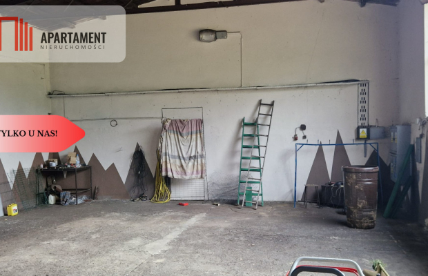 Nieruchomość inwestycyjna hale+ budynek mieszkalnl