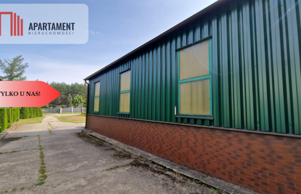 Nieruchomość inwestycyjna hale+ budynek mieszkalnl