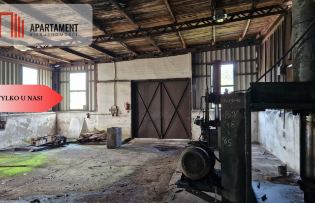 Nieruchomość inwestycyjna hale+ budynek mieszkalnl