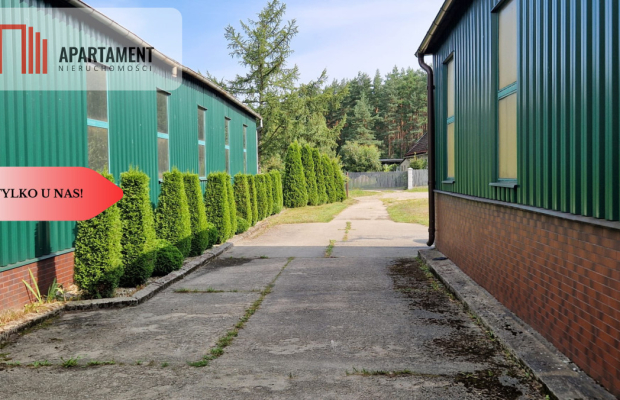 Nieruchomość inwestycyjna hale+ budynek mieszkalnl