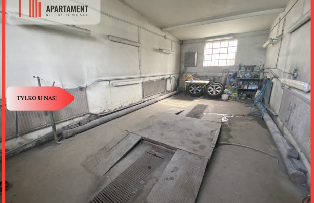 WARSZTAT SAMOCHODOWY NA ATRAKCYJNEJ DZIAŁCE