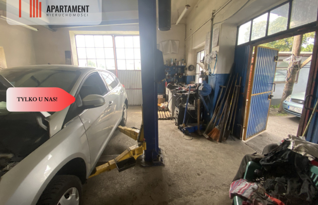 WARSZTAT SAMOCHODOWY NA ATRAKCYJNEJ DZIAŁCE