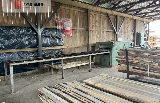 Super inwestycja - czynny Tartak z wyposażeniem !