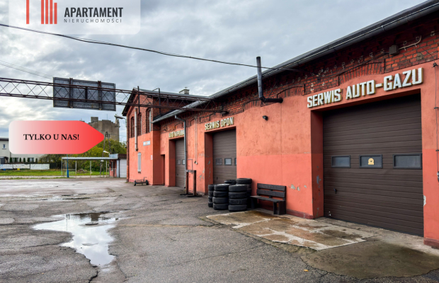 Tylko u nas! Funkcjonujący warsztat Wąbrzeźno 450m