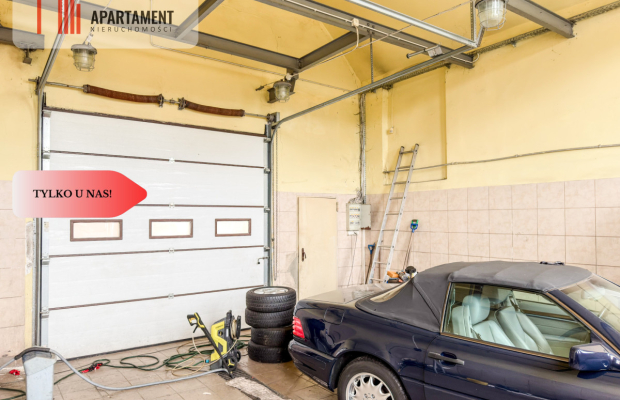 Tylko u nas! Funkcjonujący warsztat Wąbrzeźno 450m