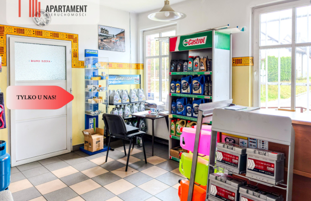 Tylko u nas! Funkcjonujący warsztat Wąbrzeźno 450m