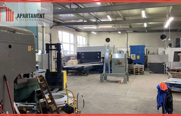 Hala gotowa pod biznes z mieszkaniem