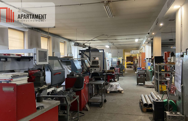 Hala gotowa pod biznes z mieszkaniem