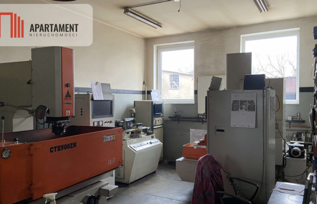 Hala gotowa pod biznes z mieszkaniem