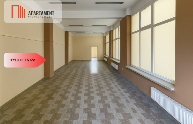 Duży lokal handlowo - usługowy, magazyn.