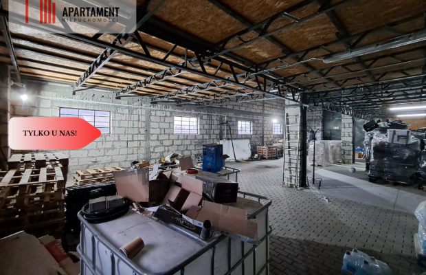 Magazyn z warsztatem samochodowym