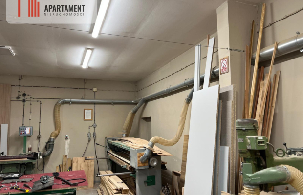 Kompletny, dobry zakłąd stolarski do wynajmu.