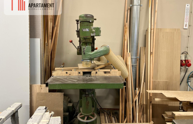 Kompletny, dobry zakłąd stolarski do wynajmu.