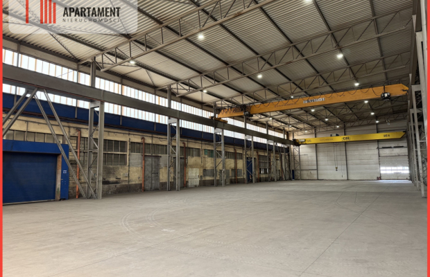 Przestrzeń dla biznesu – Hala  z dwiema suwnicami!