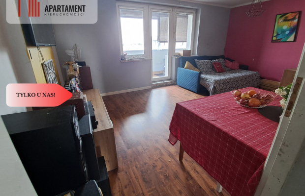 62 m2/rozkład/3 pokoje/balkon!