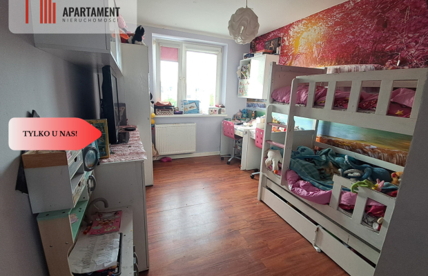 62 m2/rozkład/3 pokoje/balkon!