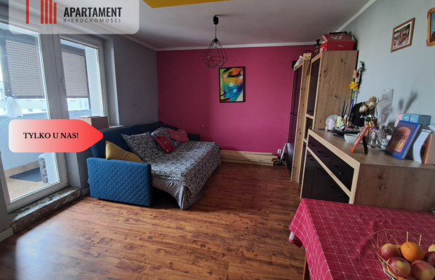 62 m2/rozkład/3 pokoje/balkon!