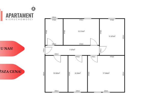 NOWA CENA !! mieszkanie na sprzedaż z 4 pokojami !