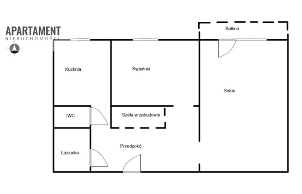 Słoneczne mieszkanie po remoncie