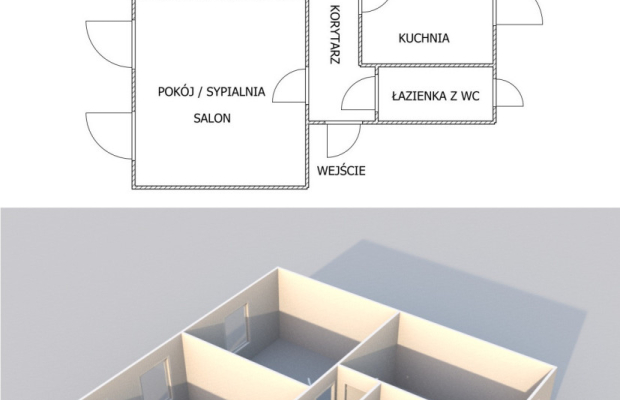 Rozkładowe 3-pokojowe mieszkanie 68m2 w Szubinie