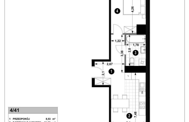 Mieszkanie 2 pokojowe w malowniczej i cichej okoli