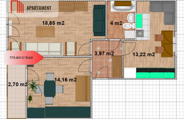 Tylko u Nas! Mieszkanie z ogródkiem i garażem.