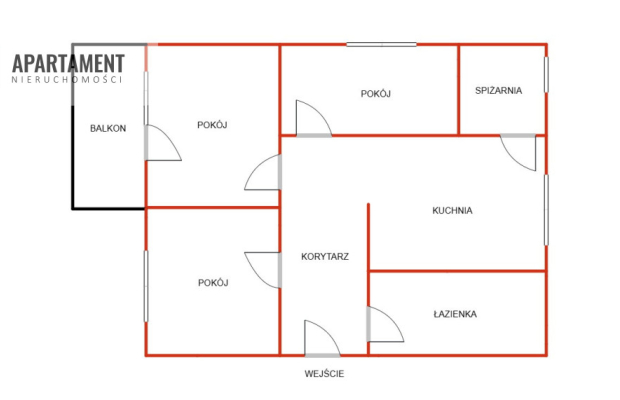 Mieszkanie 58 mkw. Jabłkowo