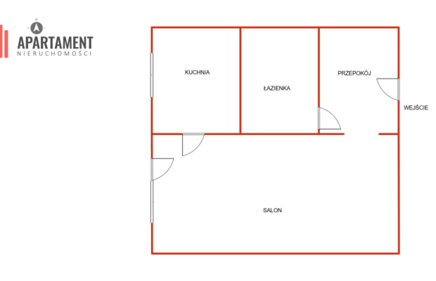 Kawalerka na 1 piętrze w centrum