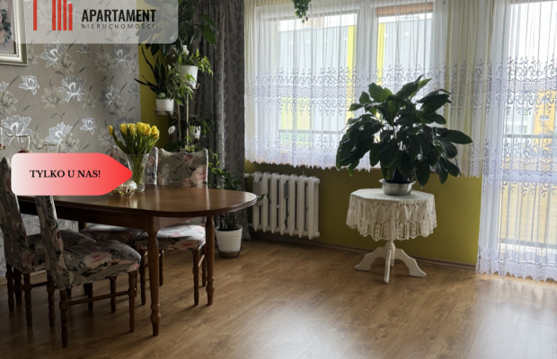 Przestronne mieszkanie 3 pokojowe