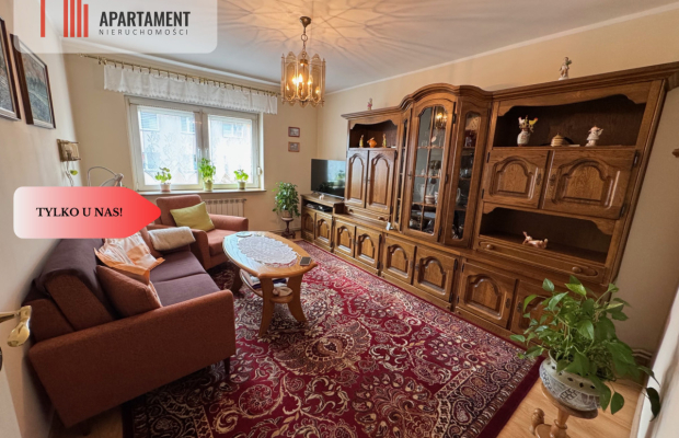 Duże 3 pokojowe z balkonem na I piętrze!