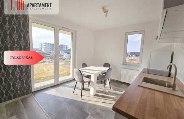 * Nowa kawalerka do wprowadzenia z ogródkiem