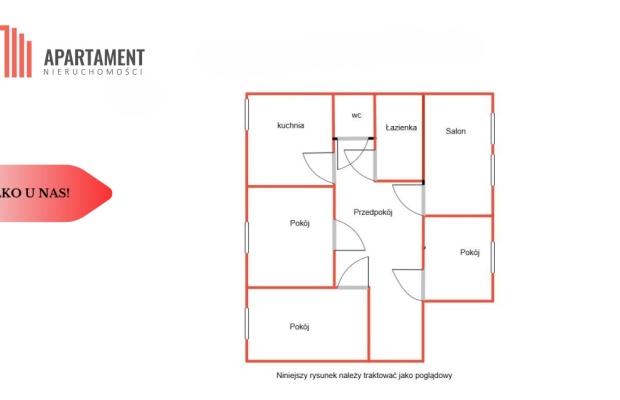 4 Pokoje blisko lasu!