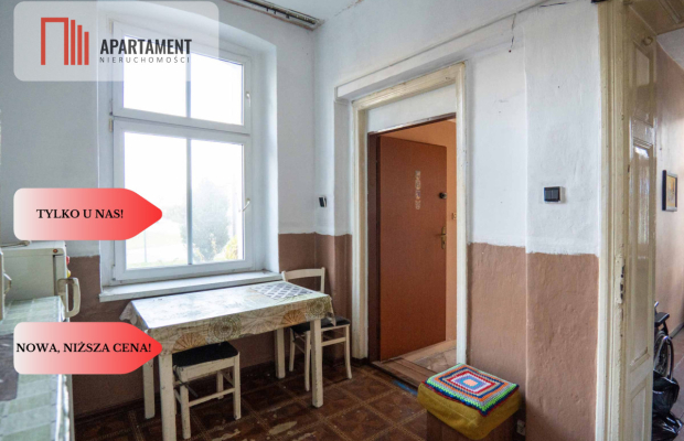 Krośnice/własna aranżacja/duży potencjał/parter/