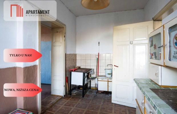 Krośnice/własna aranżacja/duży potencjał/parter/