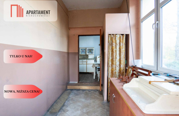 Krośnice/własna aranżacja/duży potencjał/parter/