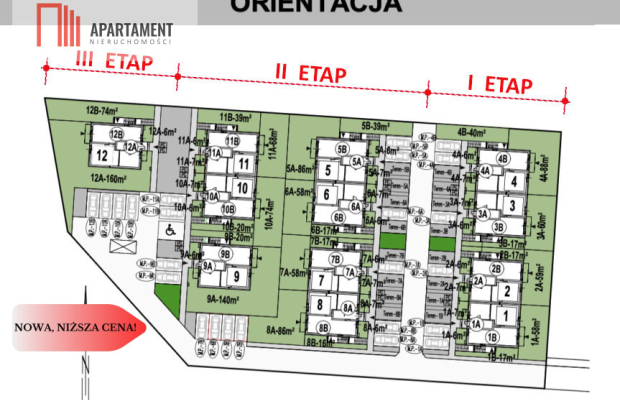 3 pokojowe z tarasem i ogrodem