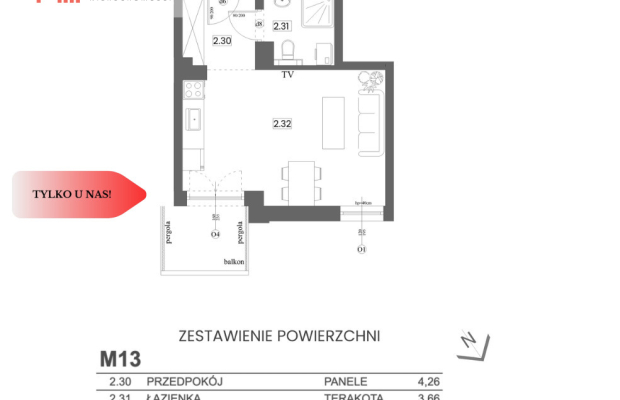 Nowoczesna kawalerka PREMIUM