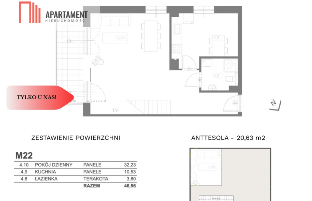 Nowoczesna kawalerka PREMIUM