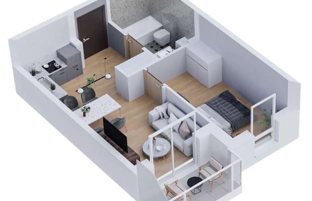 Nowe 2 pokojowe mieszkanie ! Bez podatku PCC!