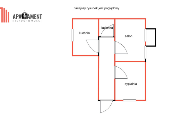 Mieszkanie 2-pokojowe z balkonem