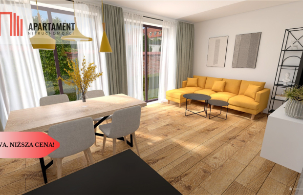 3 pokojowe z tarasem i ogrodem!