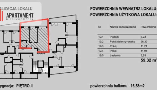 Ekskluzywne mieszkanie w Niemczu z dużym balkonem