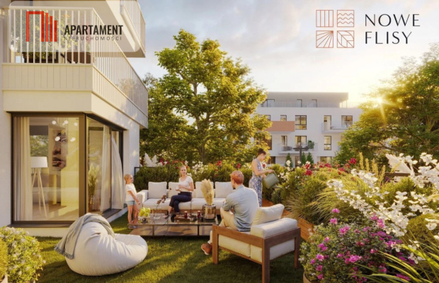 Nowe mieszkanie 2-pokojowe z ogrodem!