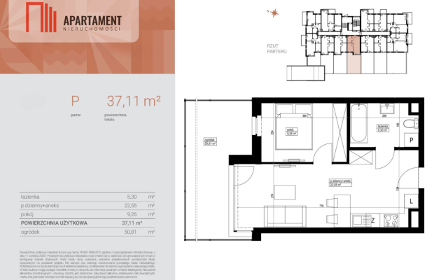 Nowe mieszkanie 2-pokojowe z ogrodem!