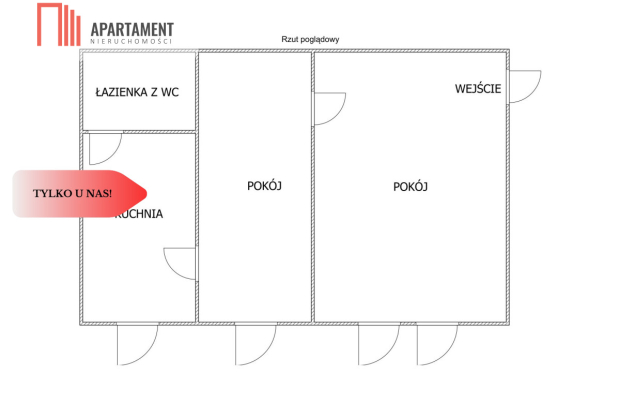 Tylko u nas! Mieszkanie 64m2 z garażem Grudziądz