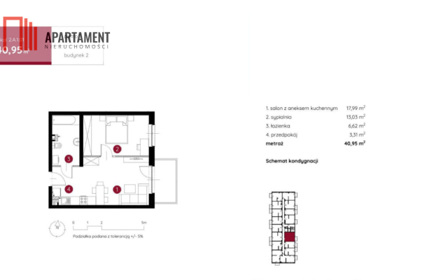 2-pokojowe mieszkanie w spokojnej lokalizacji!