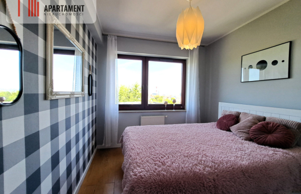 W centrum, widok na panoramę Gdańska