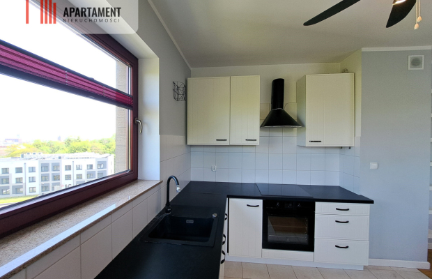 W centrum, widok na panoramę Gdańska